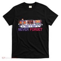 Never Forget Tape Cassette Floppy Disk T-Shirt thumb 0