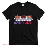 Never Forget Tape Cassette Floppy Disk T-Shirt thumb 0