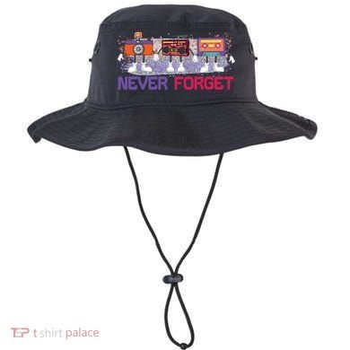 Never Forget Tape Cassette Floppy Disk Bucket Hat