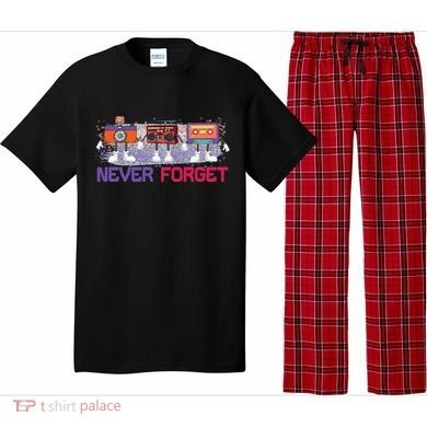 Never Forget Tape Cassette Floppy Disk Pajama Set