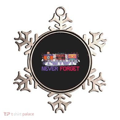 Never Forget Tape Cassette Floppy Disk Ornament
