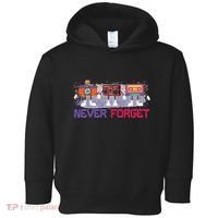 Never Forget Tape Cassette Floppy Disk Toddler Hoodie thumb 0