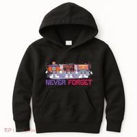 Never Forget Tape Cassette Floppy Disk Kids Hoodie thumb 0