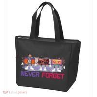 Never Forget Tape Cassette Floppy Disk Tote Bag thumb 3