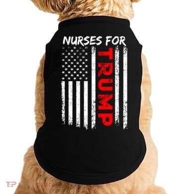 Nurses For Trump Take America Back Gift Doggie Tank