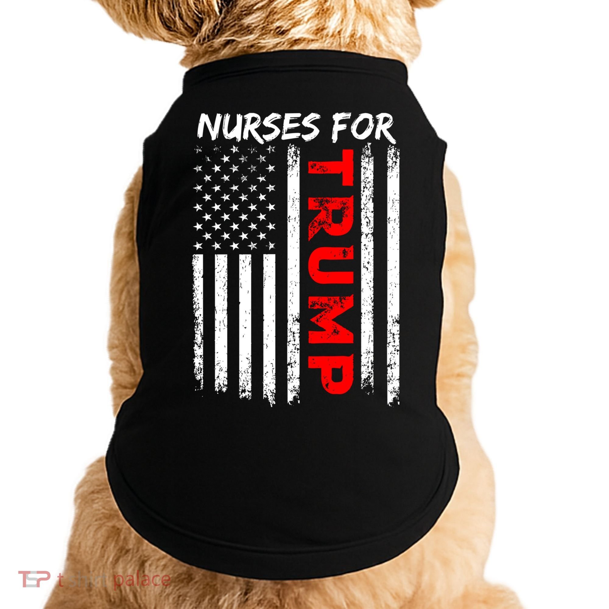 Nurses For Trump Take America Back Gift Doggie Tank