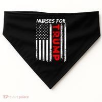 Nurses For Trump Take America Back Gift USA-Made Doggie Bandana thumb 0