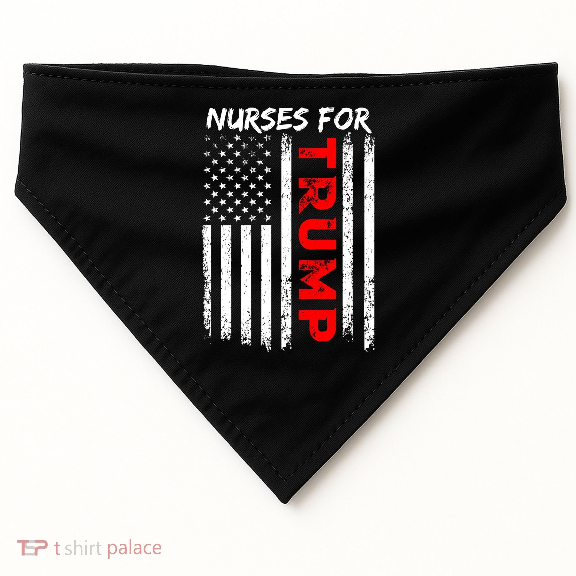Nurses For Trump Take America Back Gift USA-Made Doggie Bandana