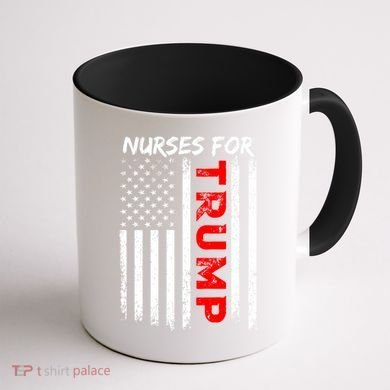 Nurses For Trump Take America Back Gift Coffee Mug back