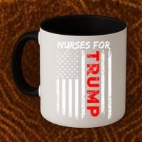 Nurses For Trump Take America Back Gift Coffee Mug thumb 2