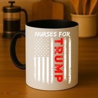Nurses For Trump Take America Back Gift Coffee Mug thumb 4