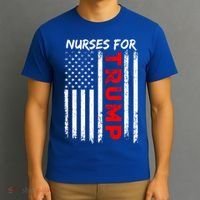 Nurses For Trump Take America Back Gift T-Shirt thumb 3