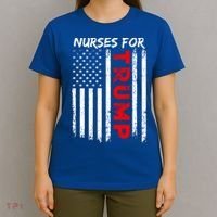 Nurses For Trump Take America Back Gift T-Shirt thumb 4