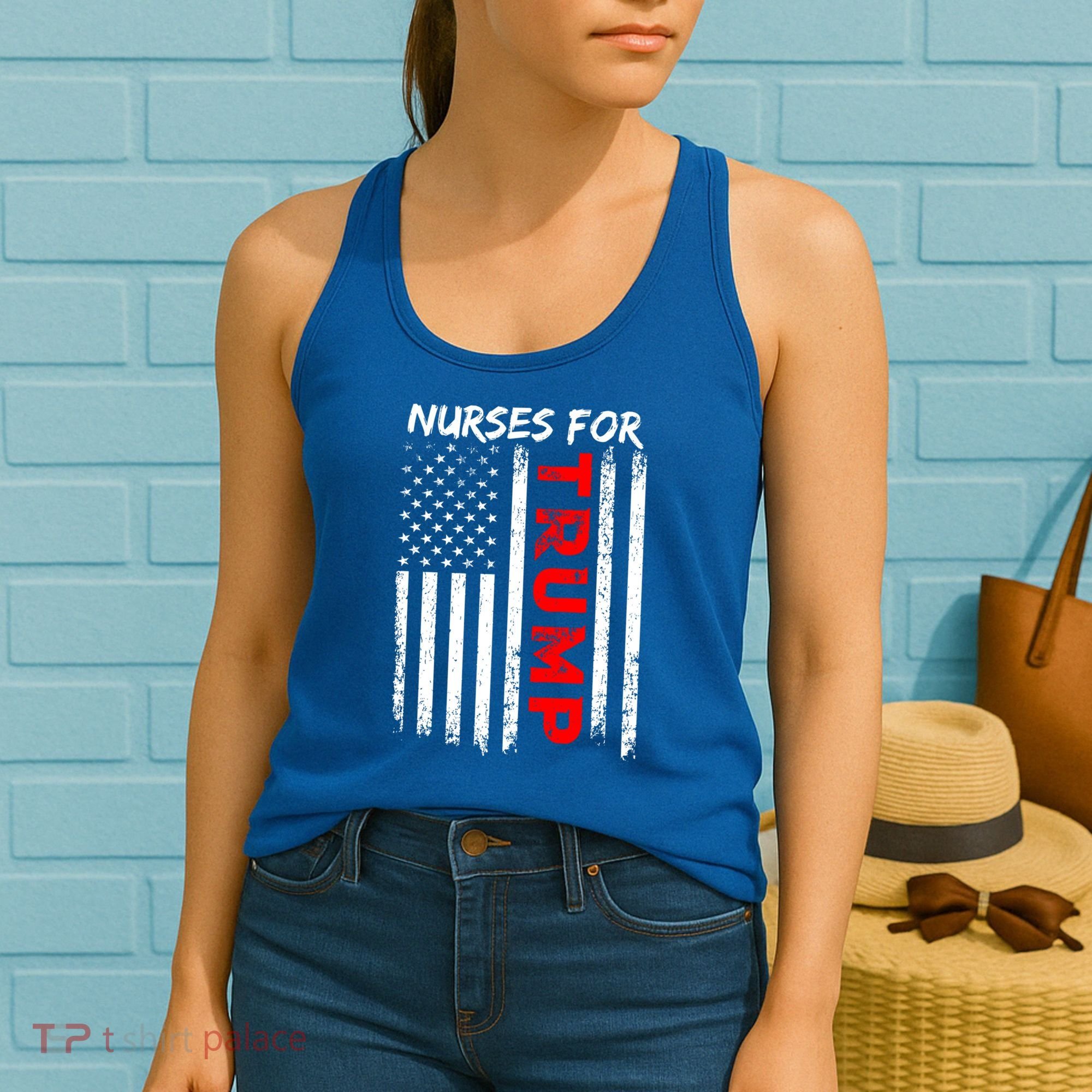 Nurses For Trump Take America Back Gift Women's Tank Top