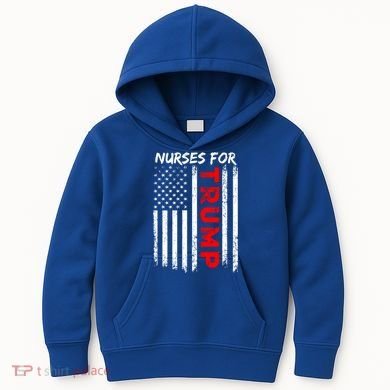 Nurses For Trump Take America Back Gift Kids Hoodie