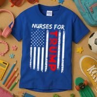 Nurses For Trump Take America Back Gift Kids T-Shirt thumb 3