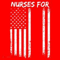 Nurses For Trump Take America Back Gift Santa Hat thumb 1
