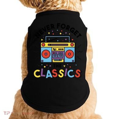 Never Forget The Classics Retro Doggie Tank