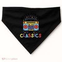 Never Forget The Classics Retro USA-Made Doggie Bandana thumb 0