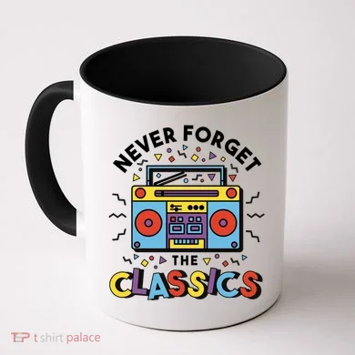 Never Forget The Classics Retro Coffee Mug