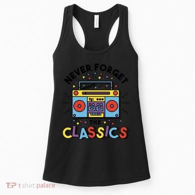 Never Forget The Classics Retro Women's Tank Top