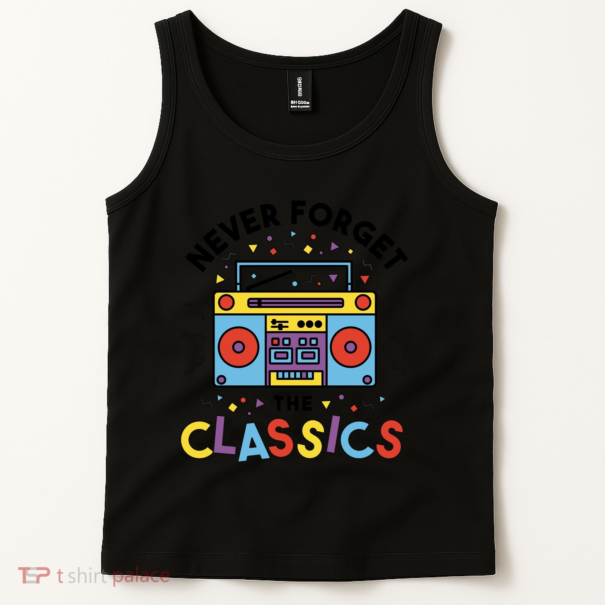 Never Forget The Classics Retro Tank Top