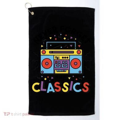 Never Forget The Classics Retro Golf Towel