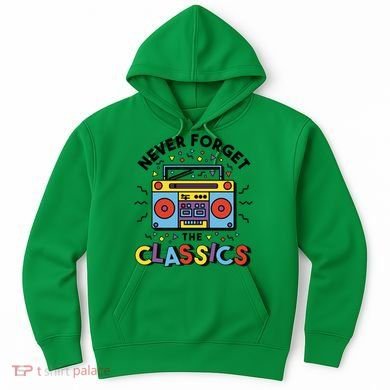 Never Forget The Classics Retro Hoodie