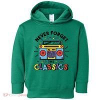 Never Forget The Classics Retro Toddler Hoodie thumb 0