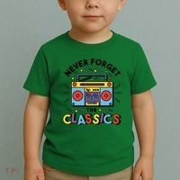 Never Forget The Classics Retro Toddler T-Shirt thumb 2
