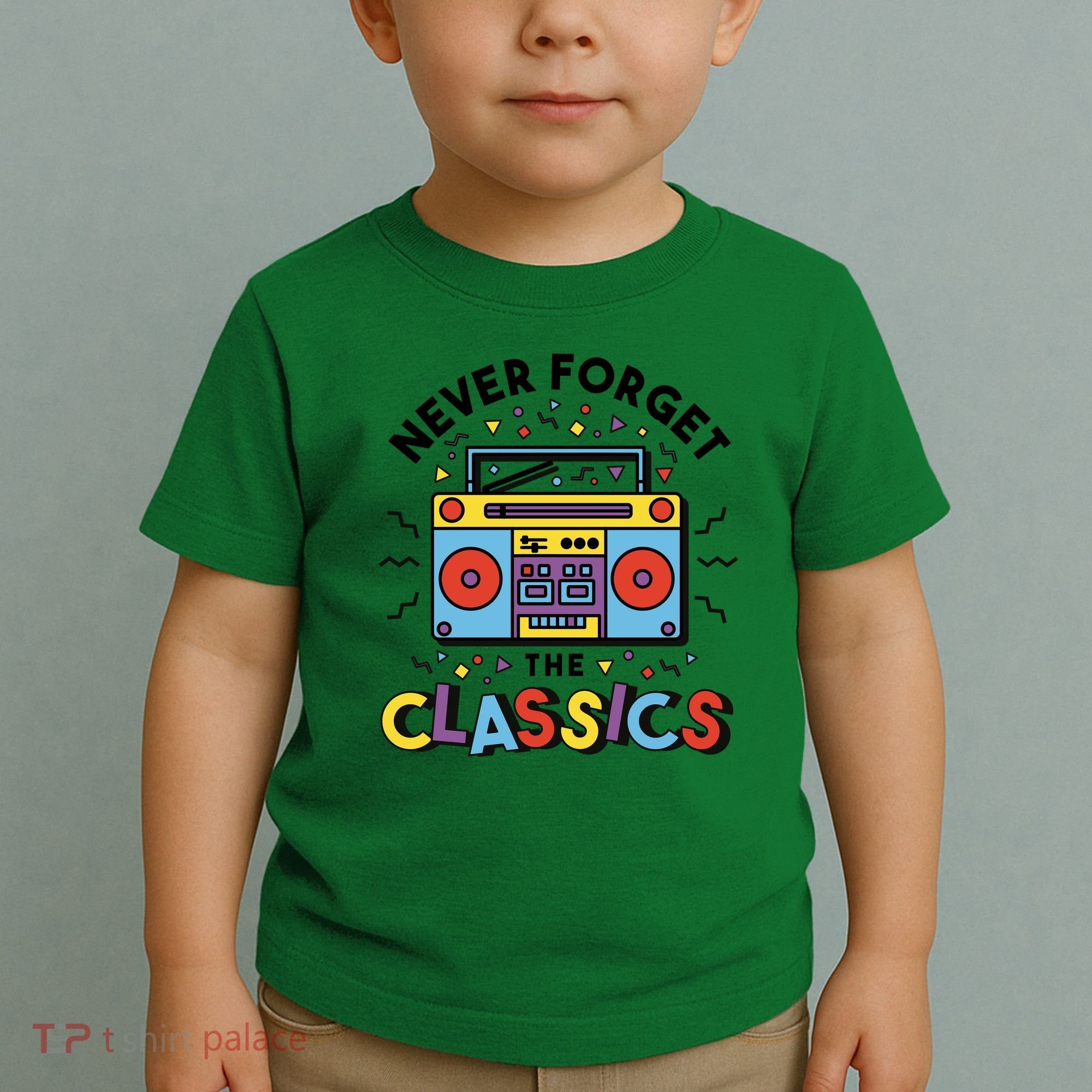 Never Forget The Classics Retro Toddler T-Shirt