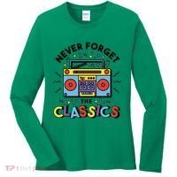 Never Forget The Classics Retro Women's Long Sleeve Shirt thumb 0