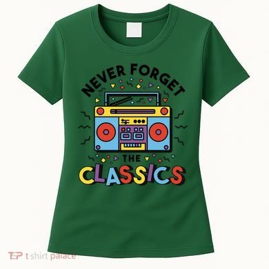 Never Forget The Classics Retro Women's T-Shirt