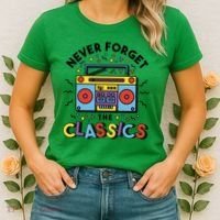 Never Forget The Classics Retro Women's T-Shirt thumb 2