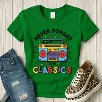 Never Forget The Classics Retro Women's T-Shirt thumb 3