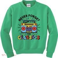 Never Forget The Classics Retro Kids Sweatshirt thumb 0