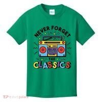 Never Forget The Classics Retro Kids T-Shirt thumb 0