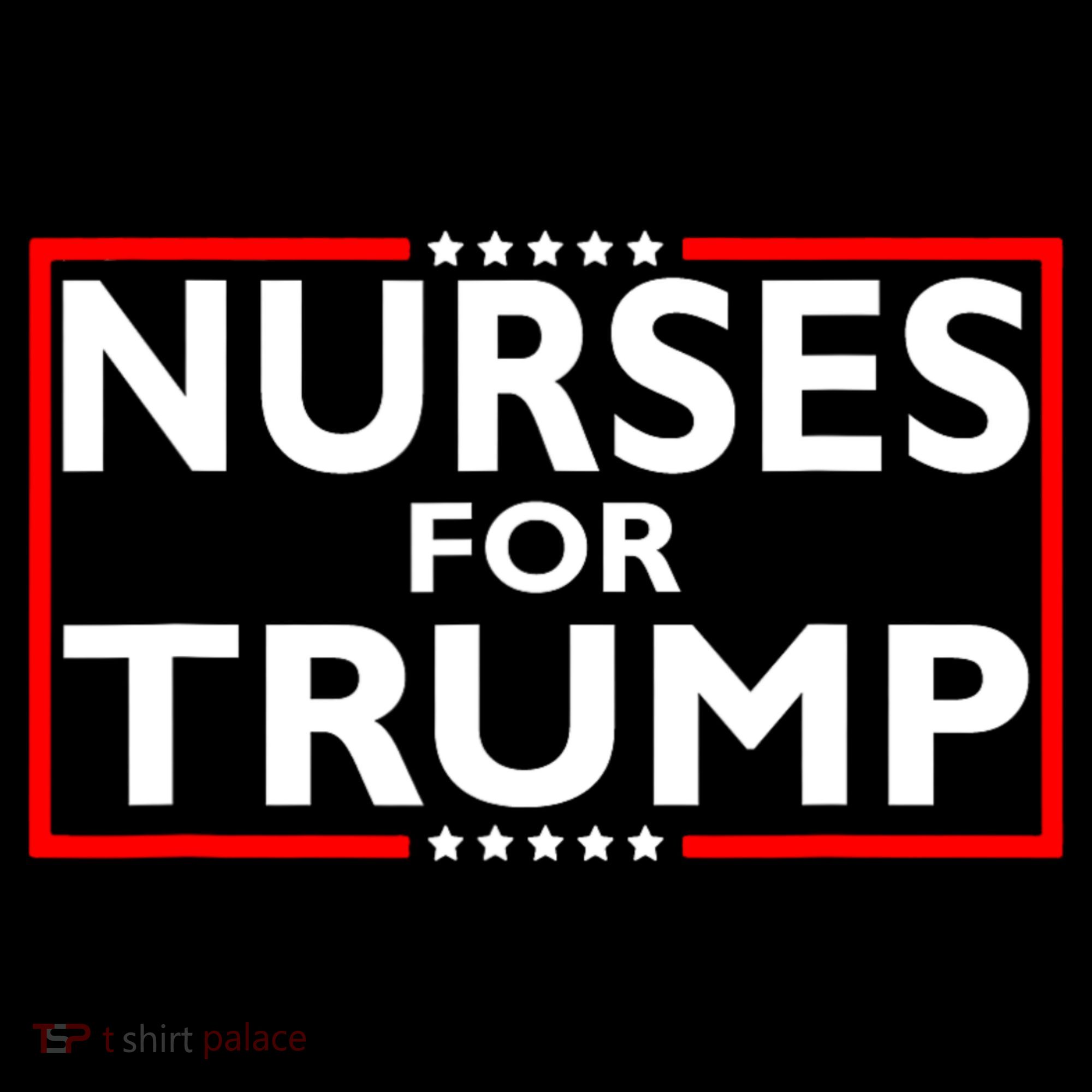 Nurses For Trump President Election 2024 Long Sleeve Shirt