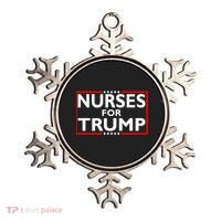 Nurses For Trump President Election 2024 Ornament thumb 0