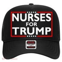 Nurses For Trump President Election 2024 Hat thumb 0