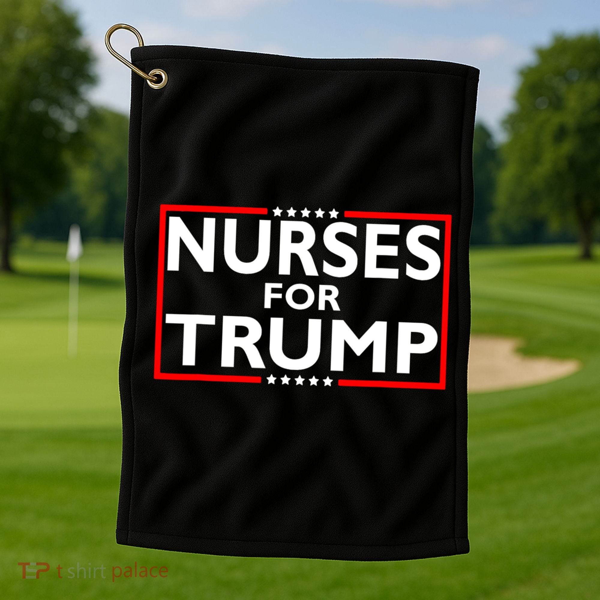 Nurses For Trump President Election 2024 Golf Towel