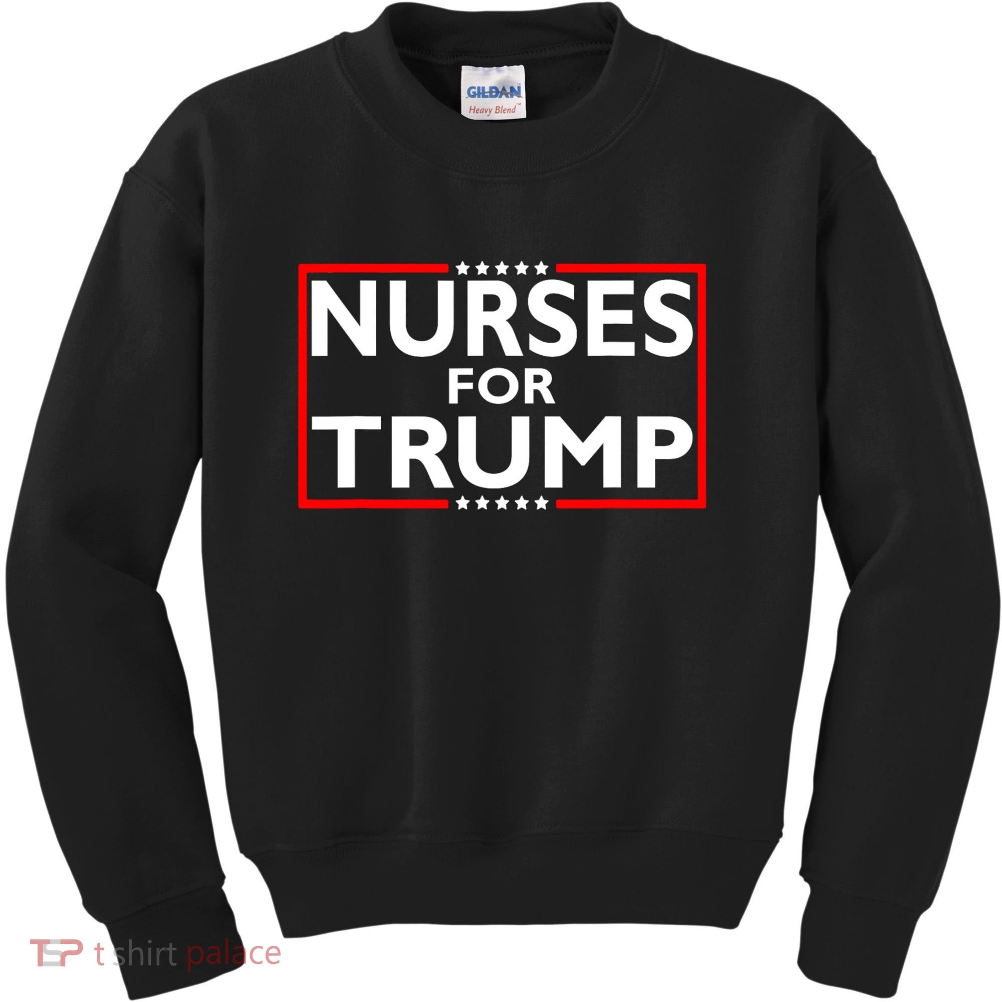 Nurses For Trump President Election 2024 Kids Sweatshirt