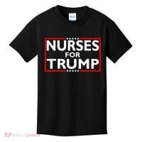 Nurses For Trump President Election 2024 Kids T-Shirt thumb 0