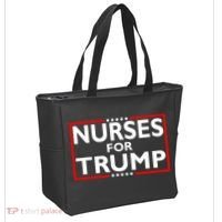 Nurses For Trump President Election 2024 Tote Bag thumb 2