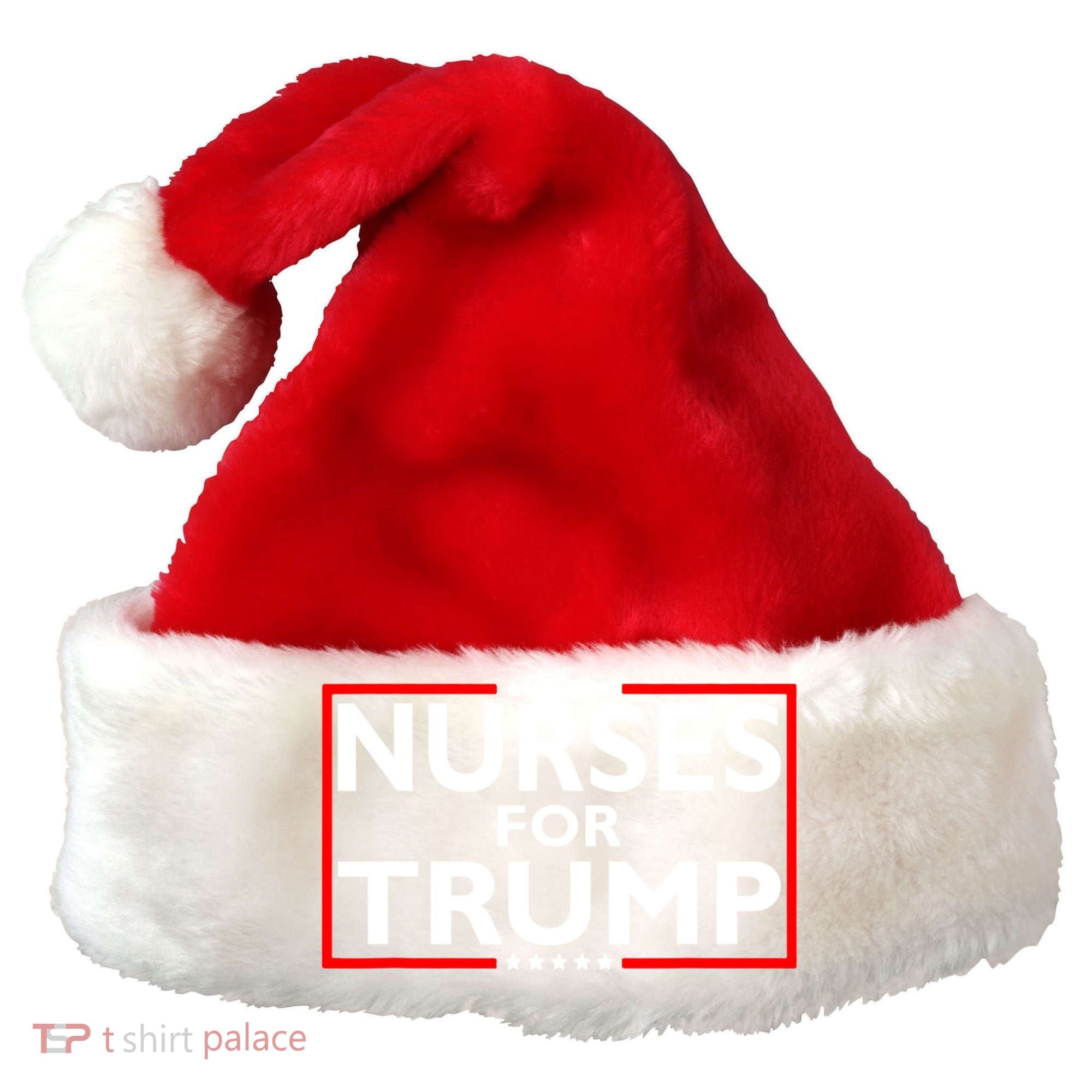 Nurses For Trump President Election 2024 Santa Hat
