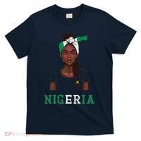 Nigerian Flag Uniform Souvenirs Products Woman Nigeria T-Shirt thumb 0