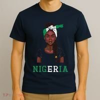 Nigerian Flag Uniform Souvenirs Products Woman Nigeria T-Shirt thumb 3