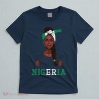 Nigerian Flag Uniform Souvenirs Products Woman Nigeria T-Shirt thumb 5