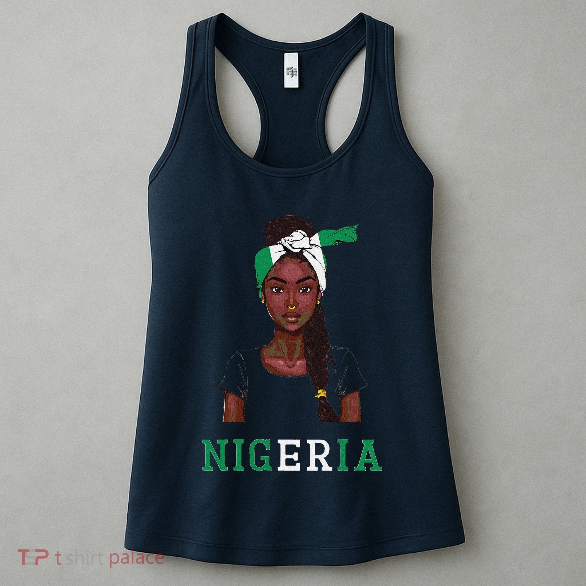 Nigerian Flag Uniform Souvenirs Products Woman Nigeria Women's Tank Top