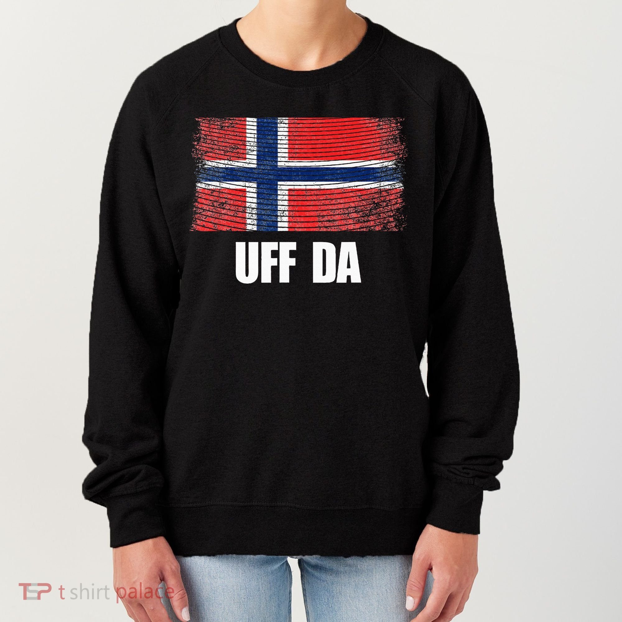 Norway Flag Uff Da  Great Norge Gift Women's Sweatshirt